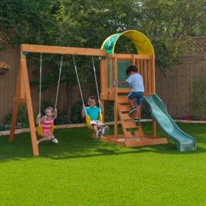 Ainsley wooden swing set clearance
