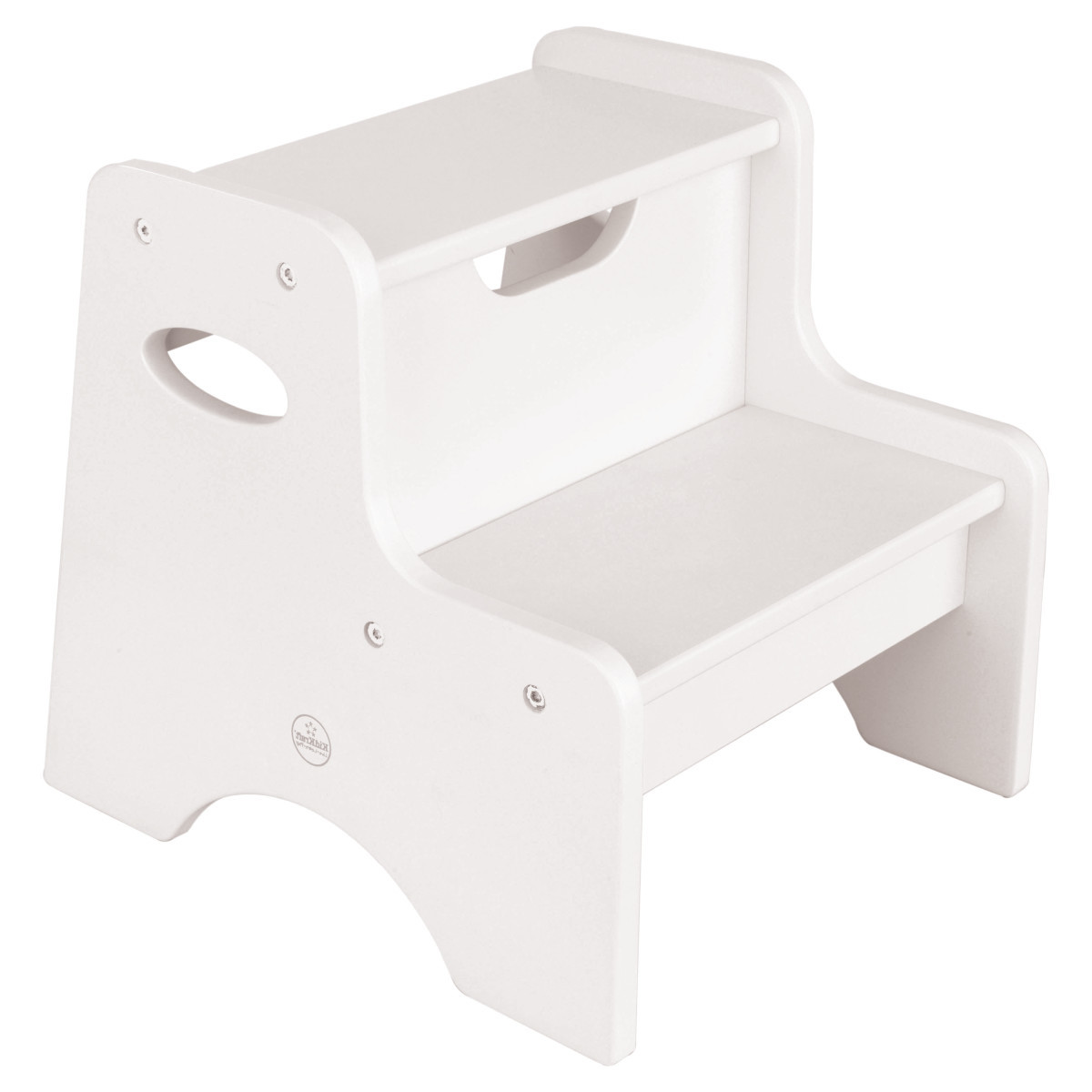 Kidkraft Two Step Wooden Stool - White - Toy Corner