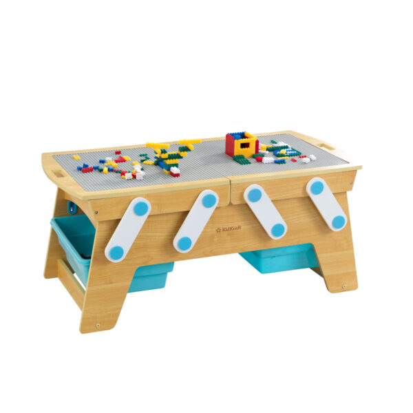 Kidkraft Building Bricks Wooden Play And Store Table