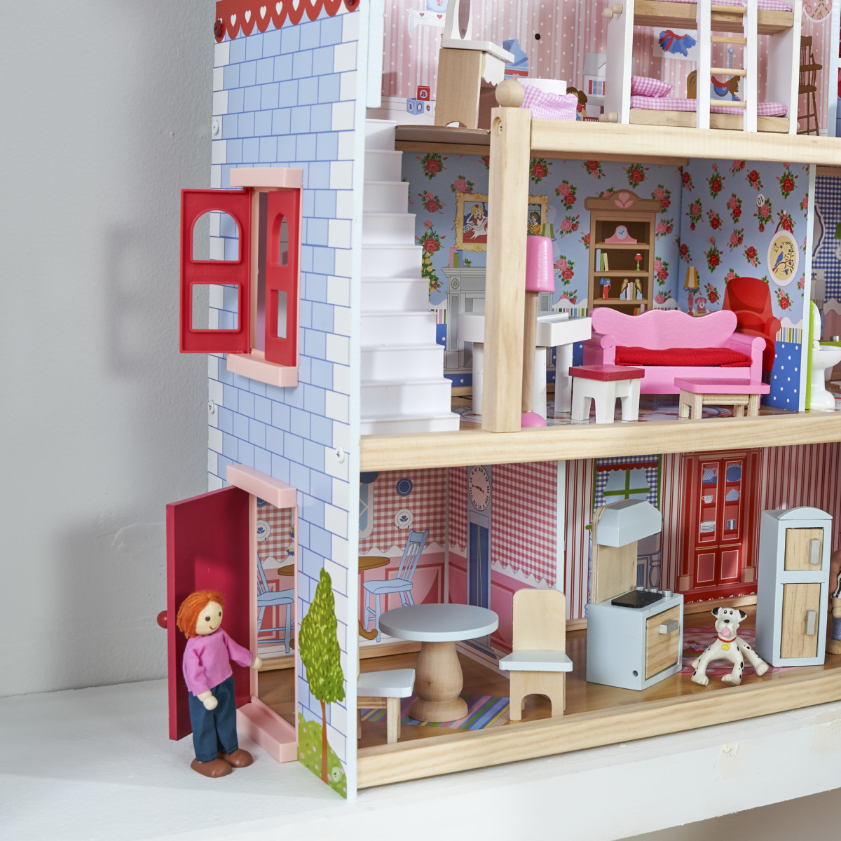 Dolls for clearance kidkraft chelsea dollhouse