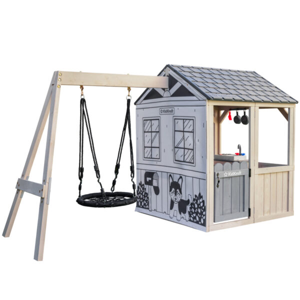 Kidkraft Savannah Swing Wooden Outdoor Playhouse