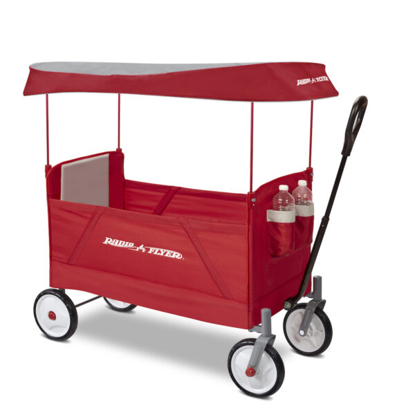 Radio Flyer 3 In 1 EZ Fold Wagon with Canopy -  3957A
