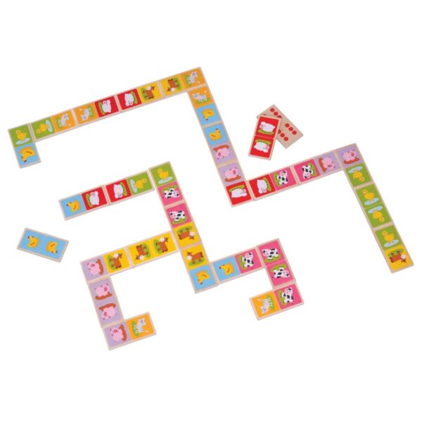Lelin Farm Animal Dominoes 28 Pcs