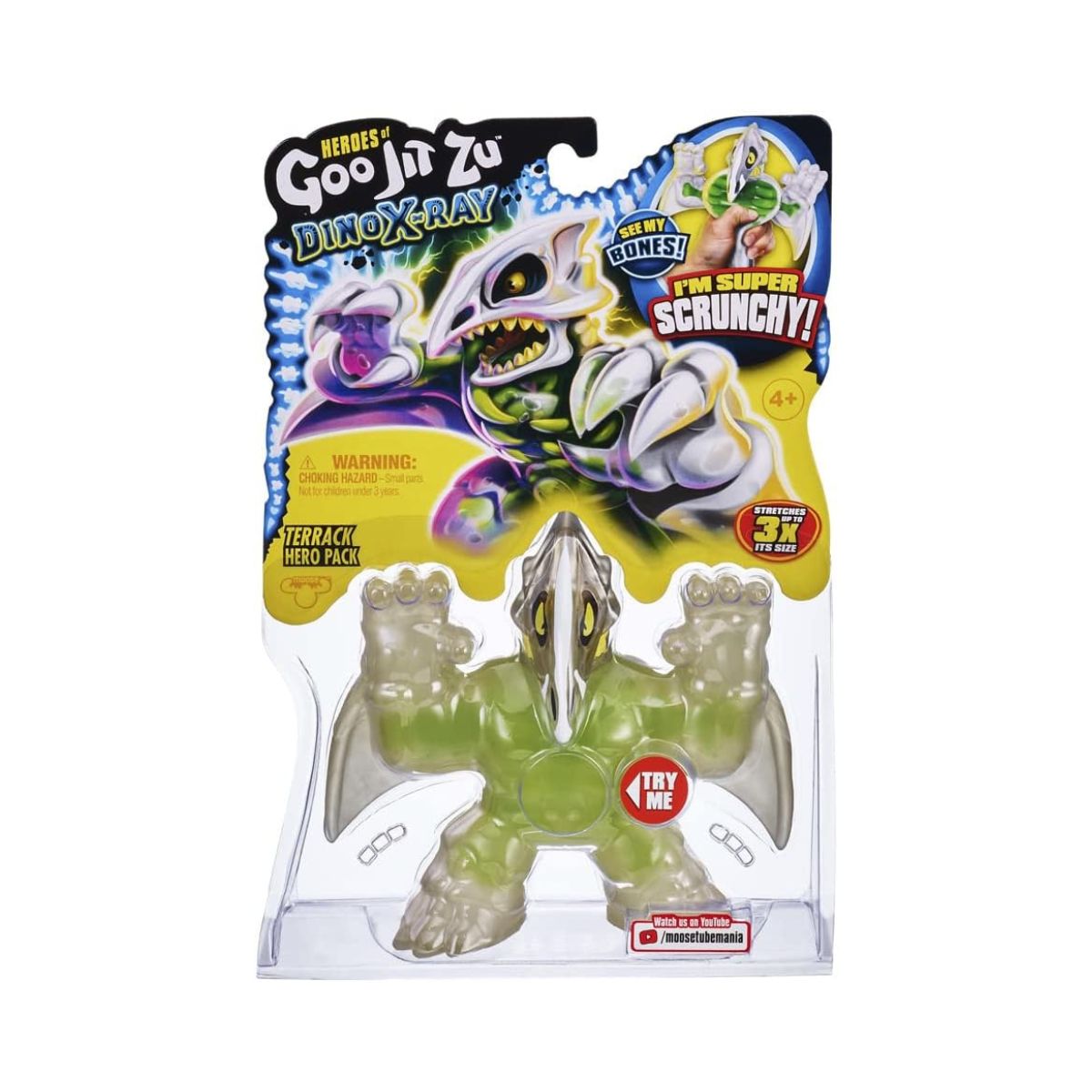 Goo-Jit-Zu: Dino Power: Squeezable, stretchy, squishy dinosaur action  figures!