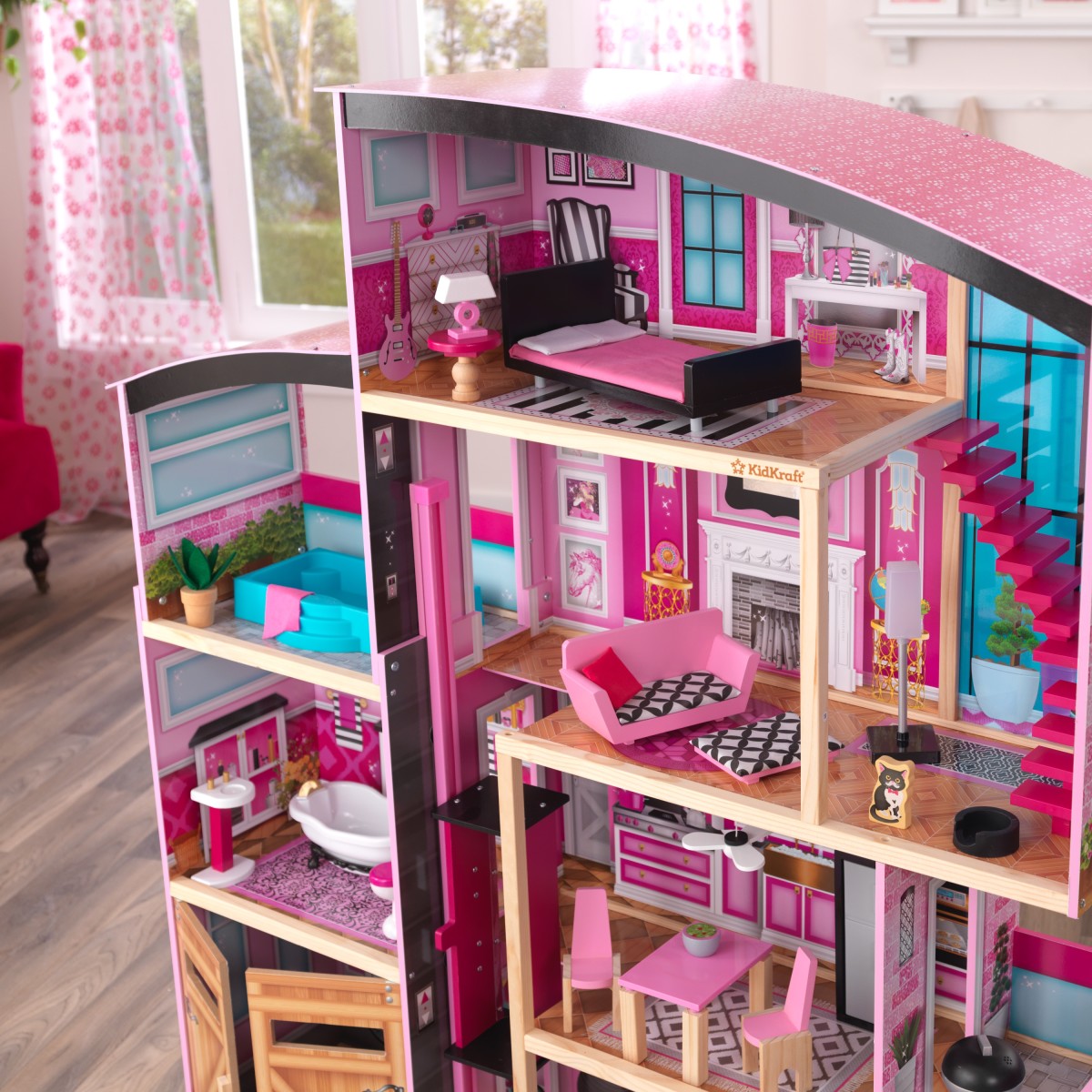 Kidkraft shimmer store mansion dollhouse