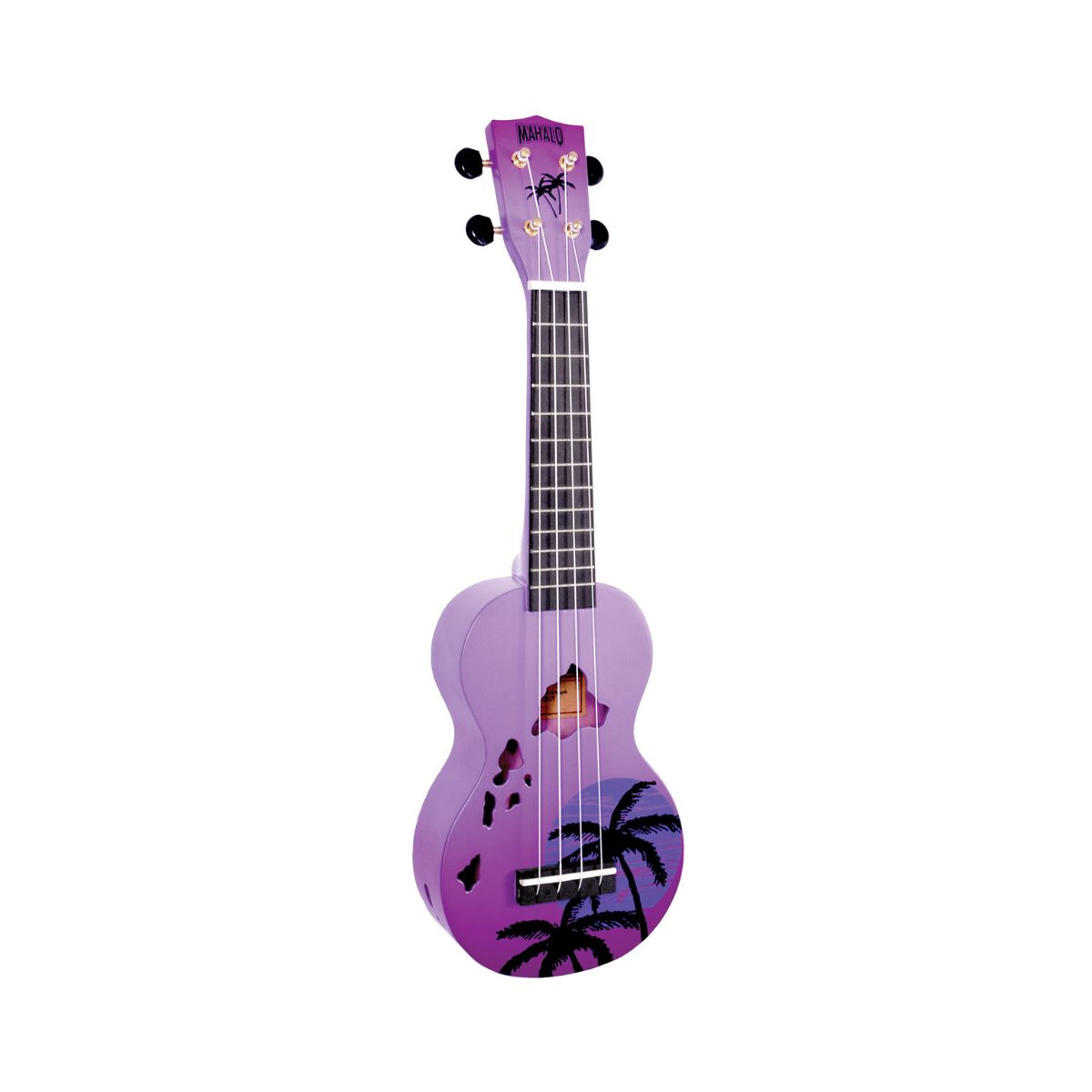 Mahalo Ukulele Hawaii Purple Burst - Toy Corner