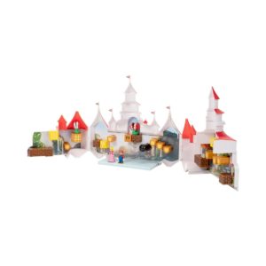 World of nintendo super deals mario mushroom kingdom castle playset