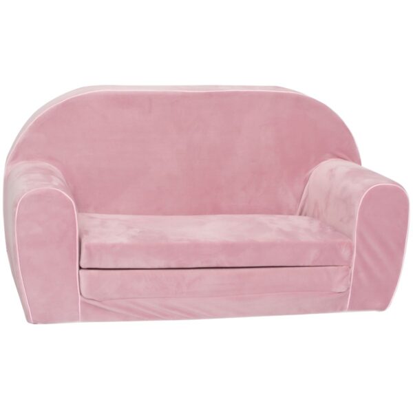Delsit Sofa Bed Pink Velvet