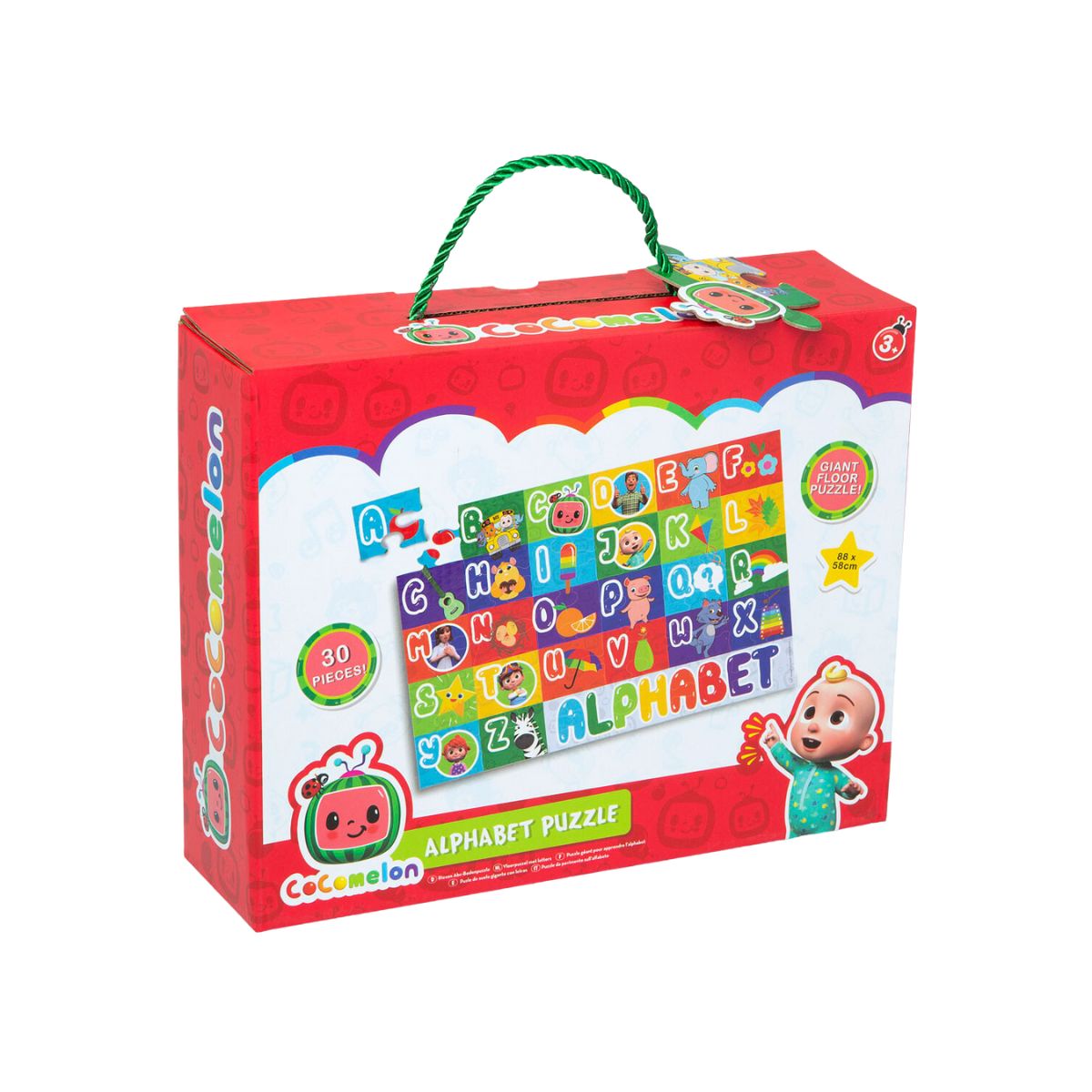 Cocomelon Giant Alphabet Floor Puzzle Toy Corner