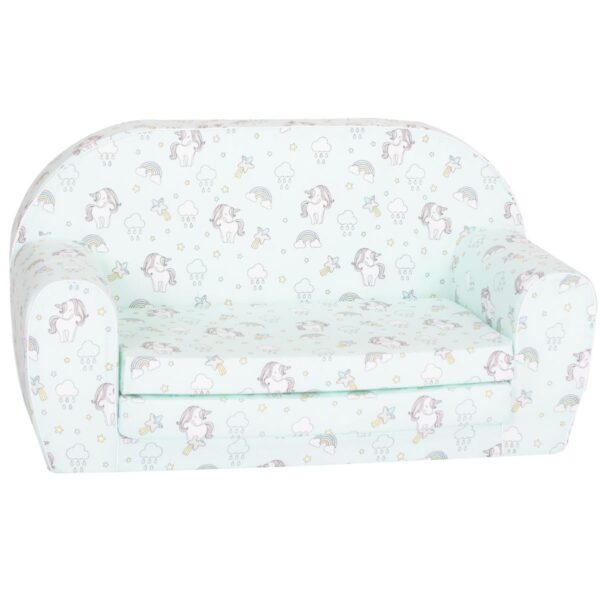 Delsit Sofa Bed Mint Unicorns