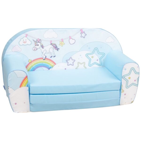Delsit Sofa Bed Unicorn Rainbow