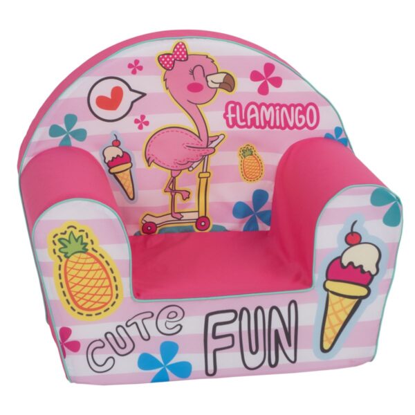 Delsit Arm Chair Flamingo Cute Fun