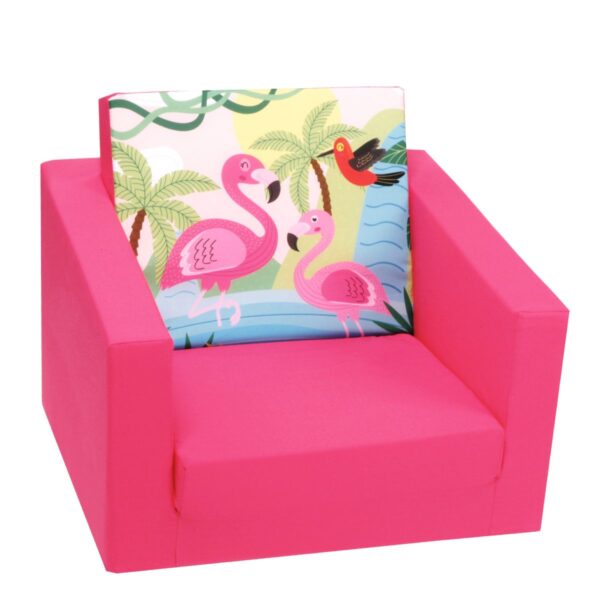 Delsit Single Sofa Flamingos Pink