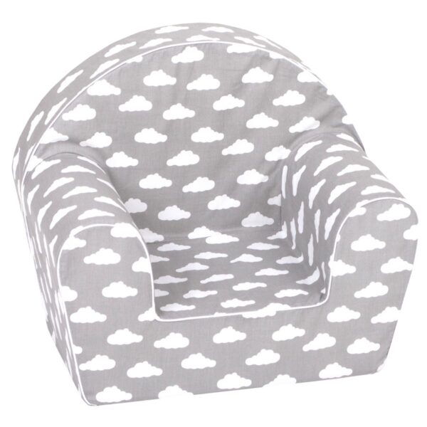Delsit Arm Chair Grey With White Clouds
