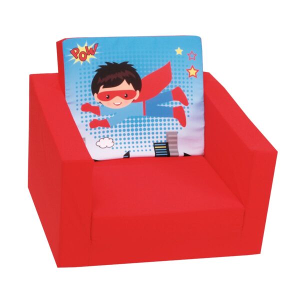 Delsit Single Sofa Super Hero Red