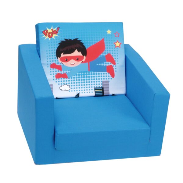 Delsit Single Sofa Super Hero Blue