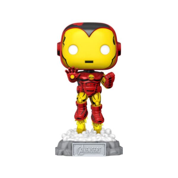 Funko Pop! Marvel: A60 - Comic Iron Man w/ Pin (Exc)