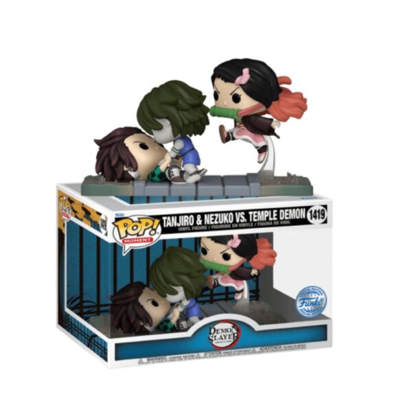 Funko Pop Moments! Animation: Demon Slayer - Tanjiro & Nezuko vs. Temple Demon (Exc)