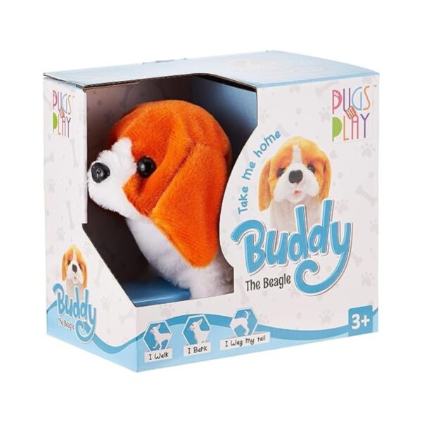 Pugs At Play - Buddy Walking Dog