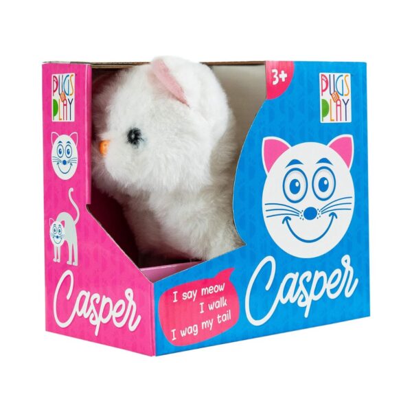 Pugs At Play - Casper Walking Cat