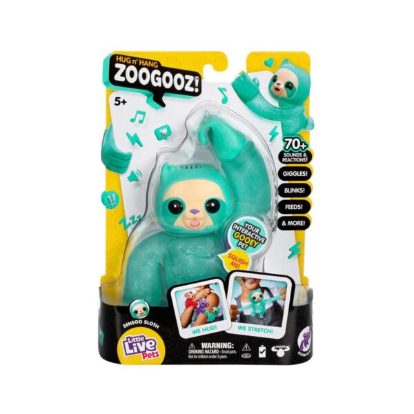 Little Live Pets - Hug n’ Hang Zoogooz Sensoo Sloth