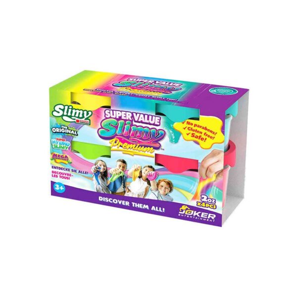 Slimy - Super Value Slime 2oz (56g) 4 Pack