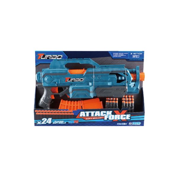 TURBO - Attack Force X 19 Soft Bullet Gun