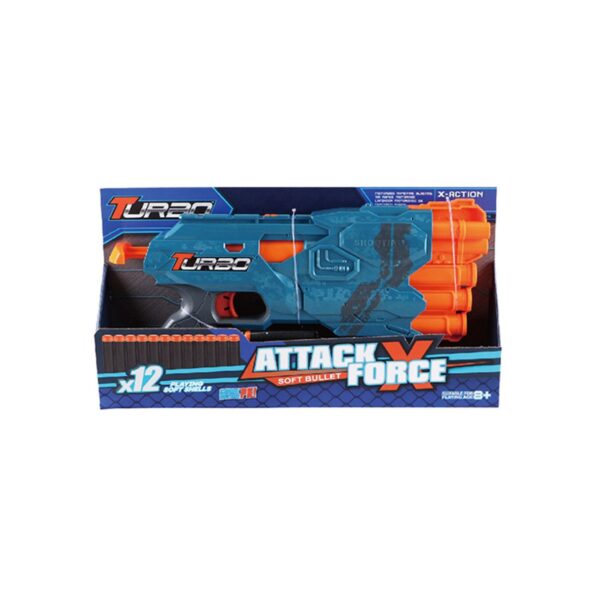 TURBO -  Attack Force X 14 Soft Bullet Gun