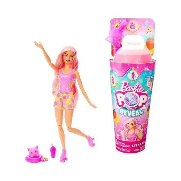 Barbie Pop Reveal Fruit Series Doll - Strawberry Lemonade Theme