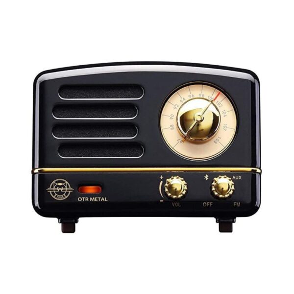 Muzen OTR Metal Wireless Portable FM-BT Speaker – (Black)
