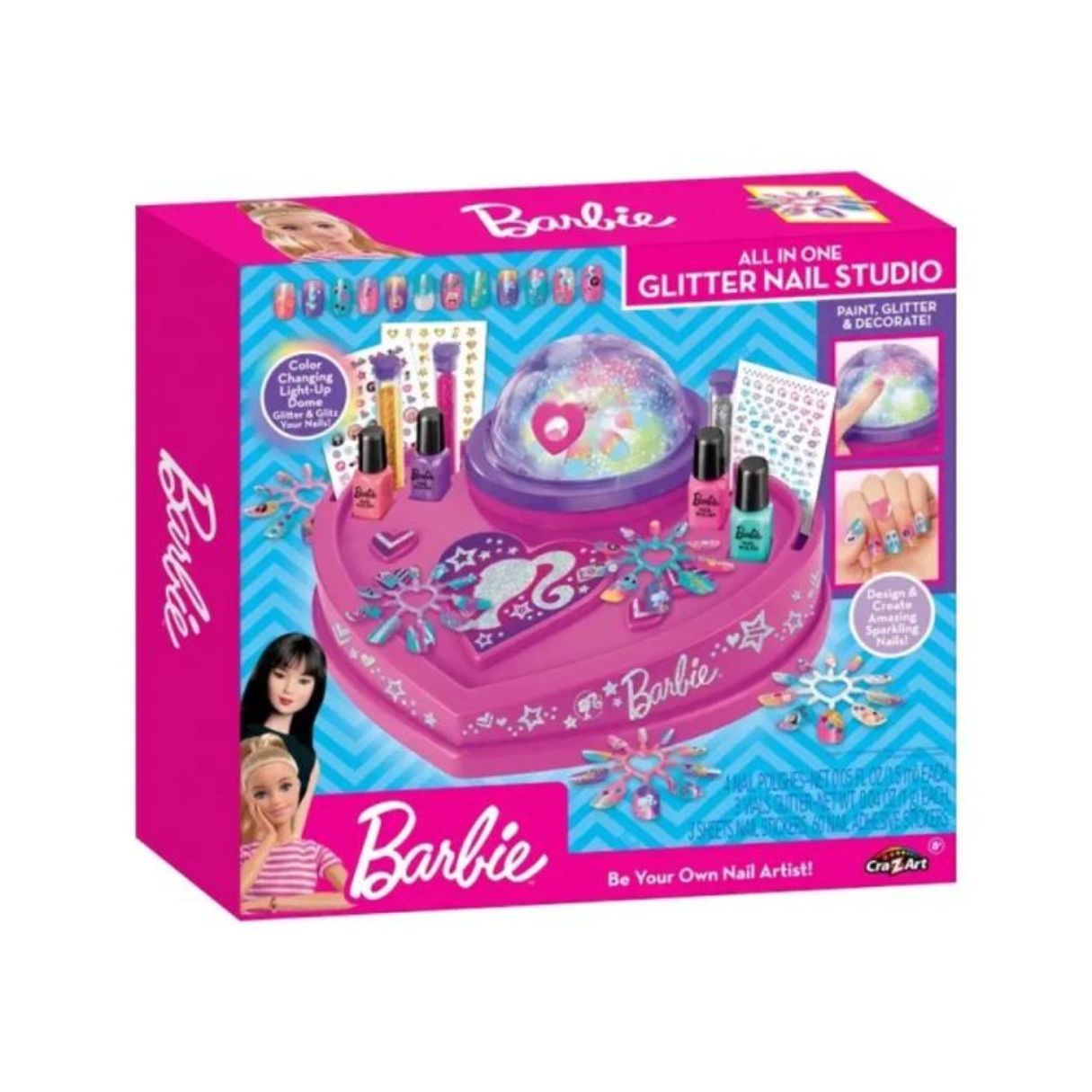 Barbie Glitter & Shine Nail Studio - Toy Corner