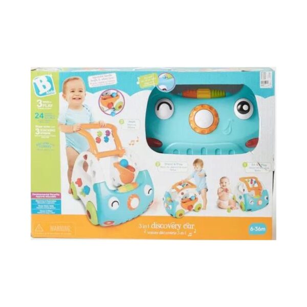BKids Senso 3 In 1 Discovery Car / Walker | Early Learning Toy