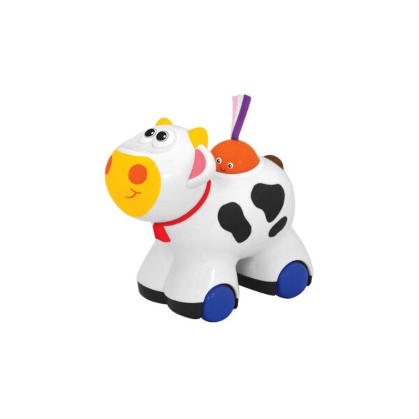 Kiddieland - Push N Go Moo Moo Cow | Toddler Toy