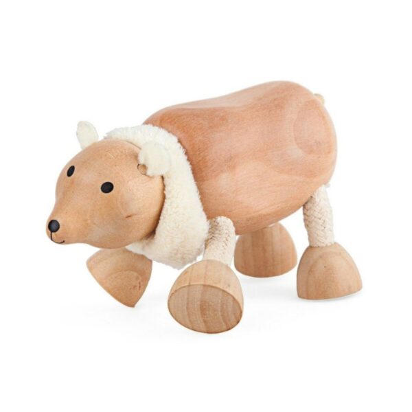 Anamalz - Polar Bear Wooden Toy