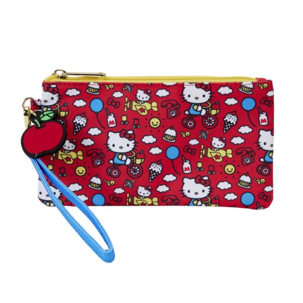Loungefly Pouch: Hello Kitty 50th Anniversary AOP Pouch Wristlet