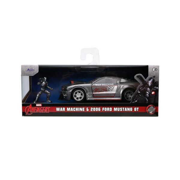 Jada MARVEL War Machine 2006 Ford Mustang Gt 1:32 - Grey
