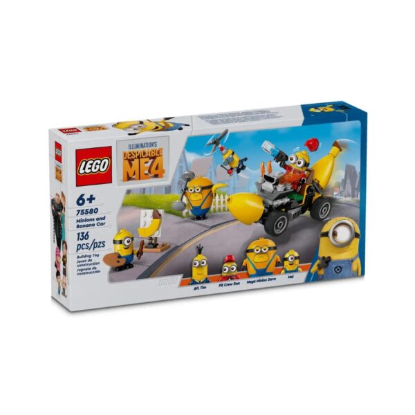 LEGO Despicable Me 4 Minions and Banana Car - 75580