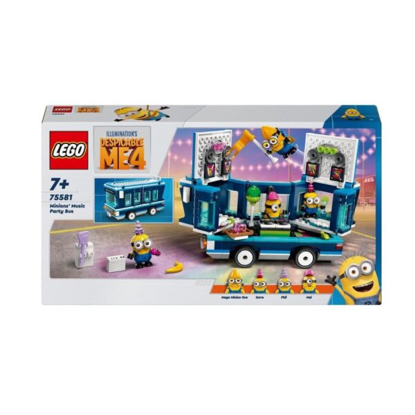 LEGO Despicable Me 4 Minions' Music Party Bus - 75581