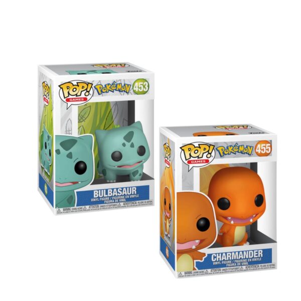 Funko Pop! Games: Pokemon - Bulbasaur & Charmander Bundle