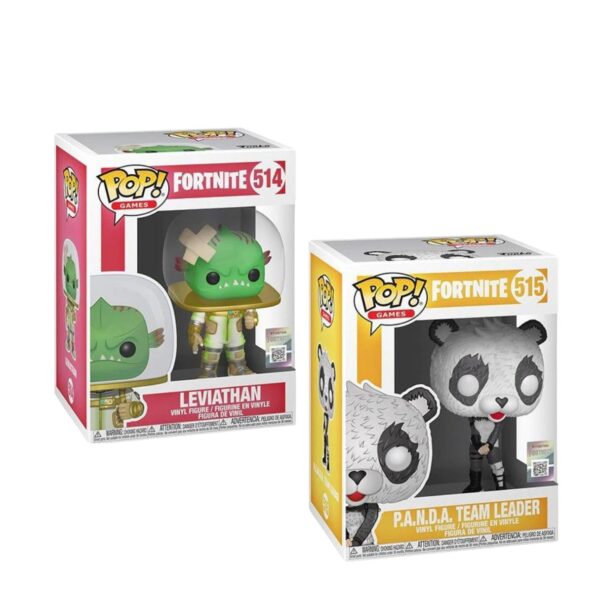 Funko Pop! Games: Fortnite S3 – Leviathan and Team Leader Panda Bundle