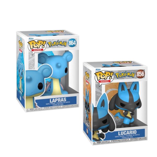 Funko Pop! Games: Pokemon – Lapras and Lucario Bundle