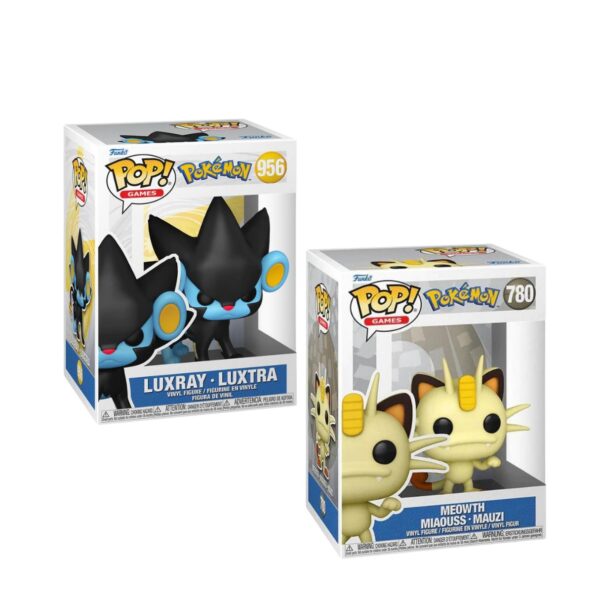 Funko Pop! Games: Pokemon – Luxray (EMEA) and Meowth (EMEA) Bundle