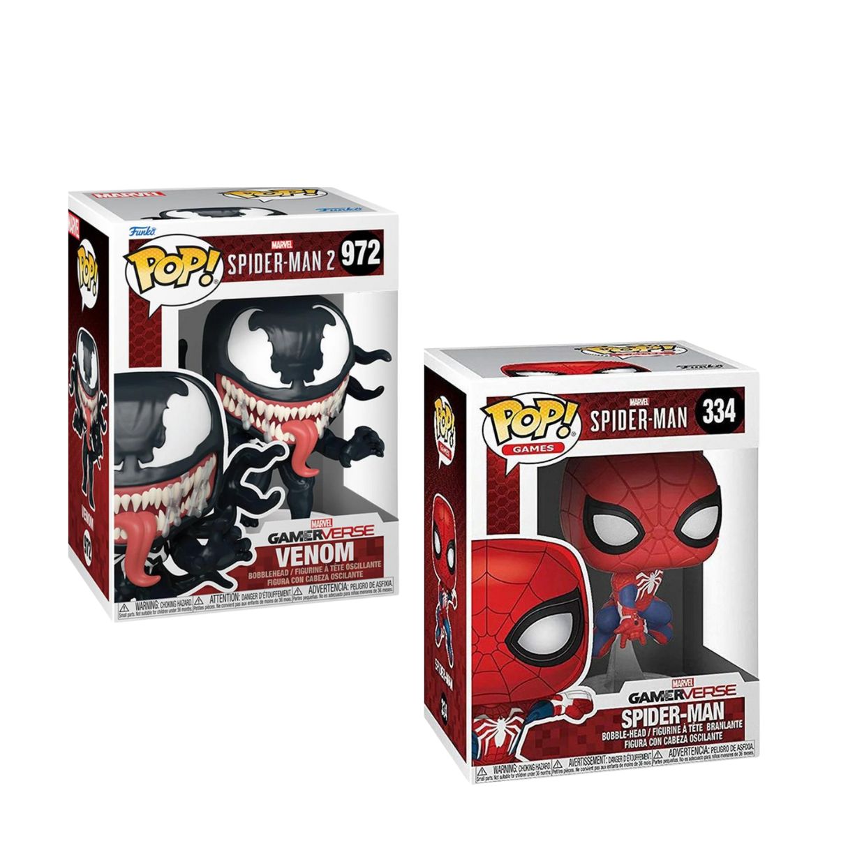 Funko Pop! Marvel: Spider Man – Venom (Harry Osbon) and Spider