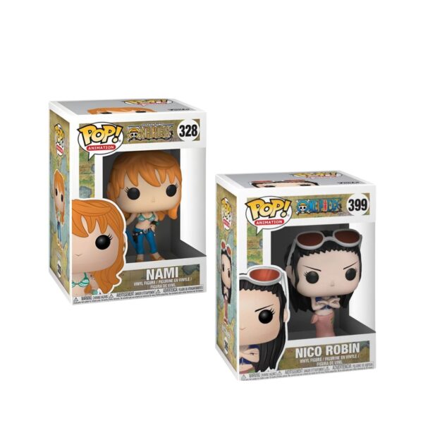 Funko Pop! Animation: One Piece S2 – Nami and Nico Robin Bundle