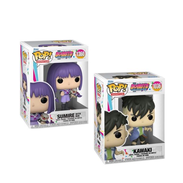 Funko Pop! Animation: Boruto – Sumire With Nue and Kawaki Bundle