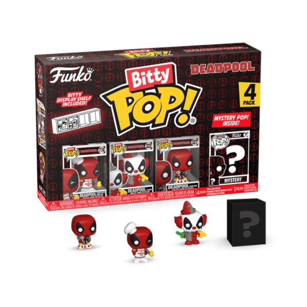 Funko Bitty Pop! Marvel: Deadpool - BBQ Master (4-Figure-Pack)