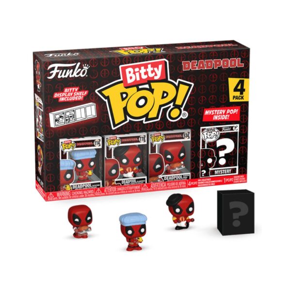 Funko Bitty Pop! Marvel: Deadpool - Bathtime (4-Figure-Pack)