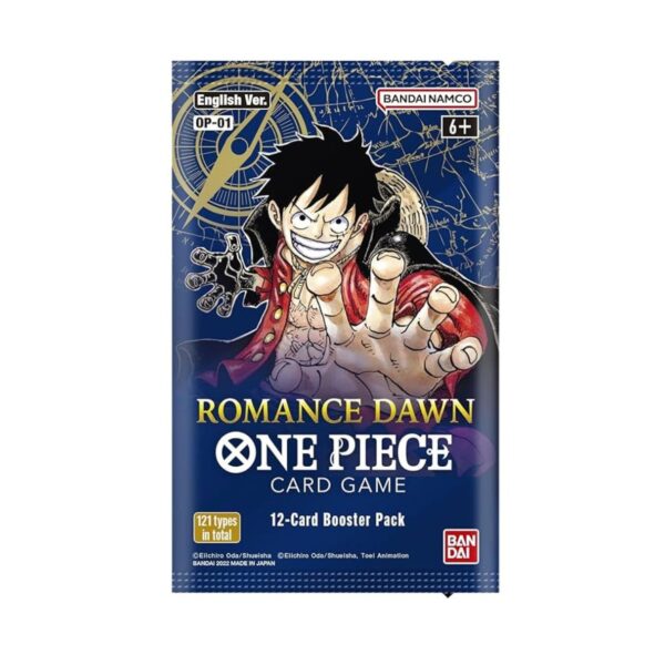 One Piece Card Romance Dawn OP-01 Booster Pack 12 Cards ENG