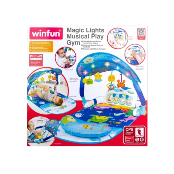 Winfun Magic Lights Musical Play Gym - 000860