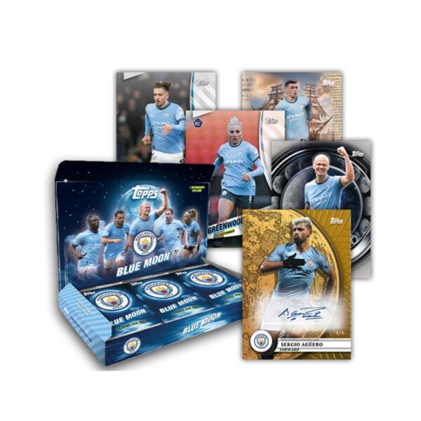 Topps Soccer Manchester City Blue Moon Hobby Box 2024-25
